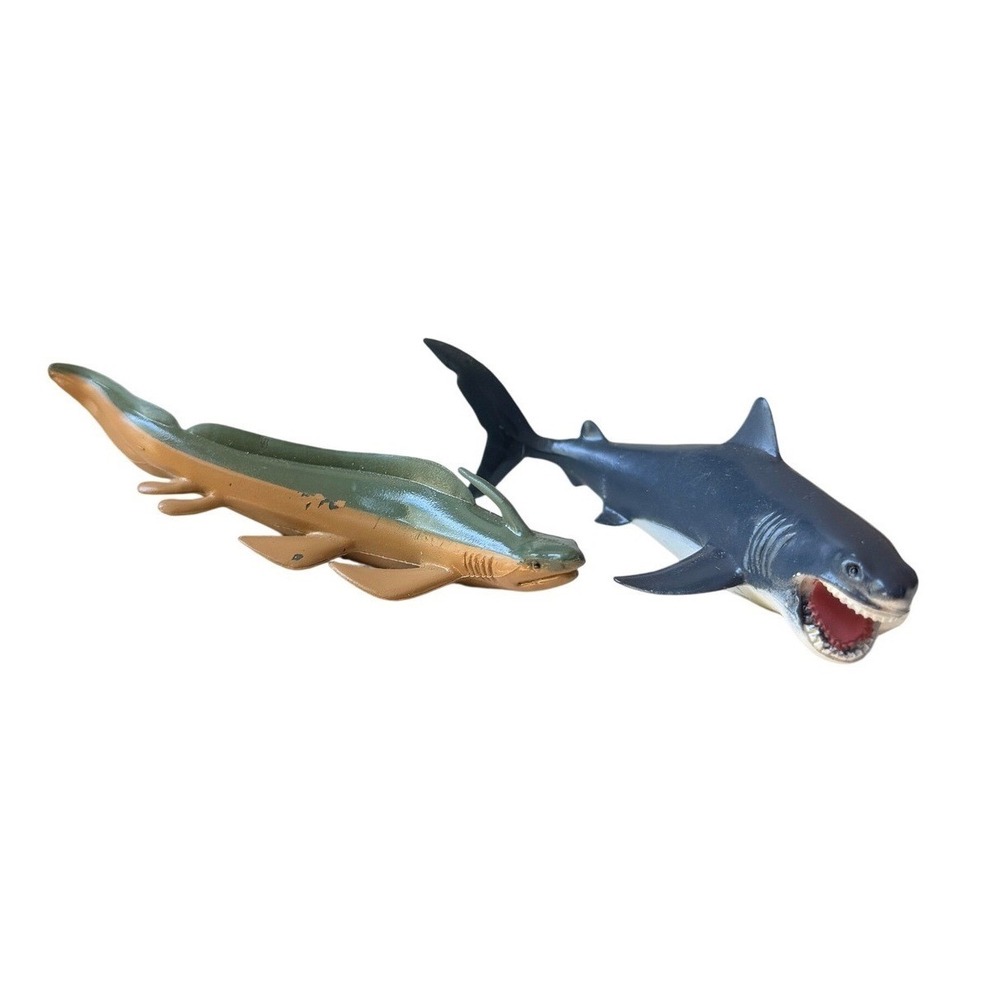 Safari‎ Ltd Prehistoric Shark Cretoxyrhina Xenacanthus Rare Discontinued Figures